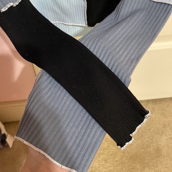 cute blue and black patchwork top - Picture 3 of 3